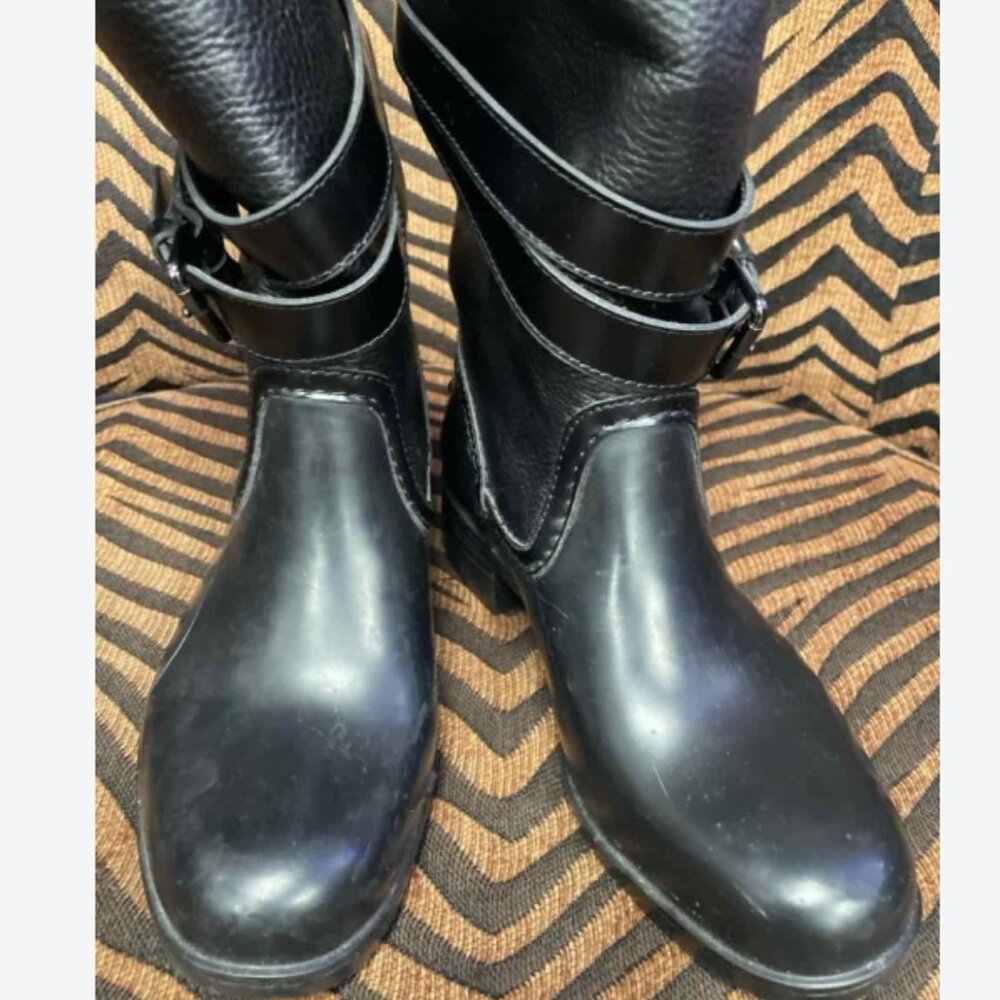 Black Coach Boots - Picture 3 of 6